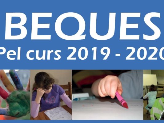 Es convoca el període per demanar beques per a l'escolarització i activitats extraescolars del curs 2019-2020