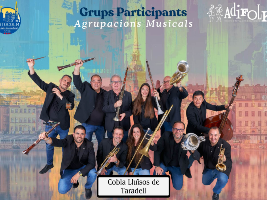 La Cobla Lluïsos de Taradell porta la música catalana fins a Estocolm La Cobla Lluïsos de Taradell porta la música catalana fins a Estocolm