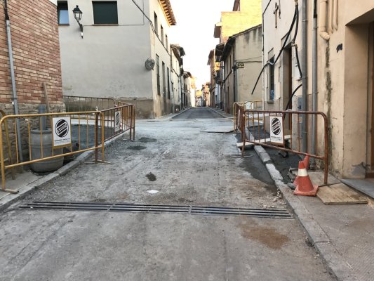 Les obres del carrer de la Vila arriben al seu final Les obres del carrer de la Vila arriben al seu final