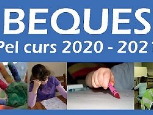 S’obre el termini per demanar beques escolars i extraescolar ''Aprèn i juga'' pel curs 2020 - 2021