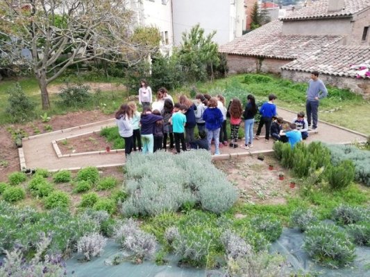 Les escoles al Parc de les Olors de Taradell