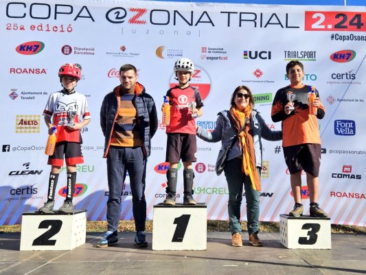 Bona estrena de la 25a Copa Osona de trial a Taradell