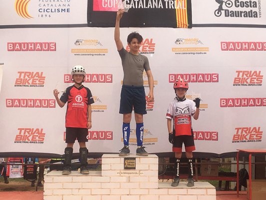 Tercera posició per David López a la primera prova de la Copa Catalana de Bicitrial