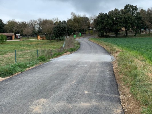 S’executen les obres de manteniment del camí de Vilalleons i de Penedes