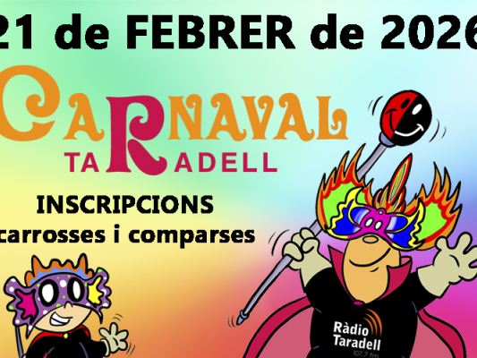 INSCRIPCIONS de carrosses i comparses al CARNAVAL 2026