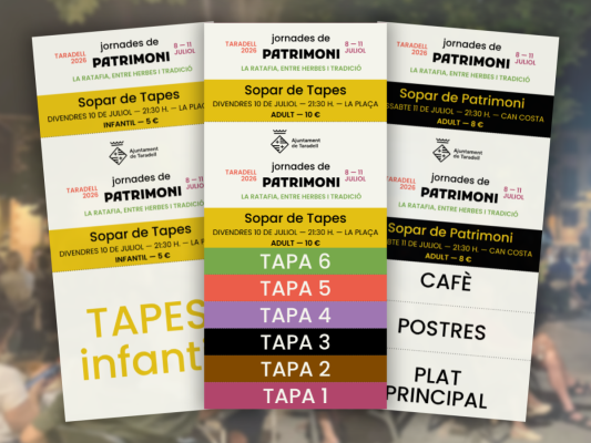 Ja a la venda els tiquets de les Jornades de Patrimoni