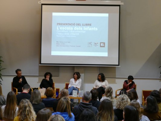 Maite Pujol i David Altimir presenten un llibre on reflexionen sobre l'educació infantil