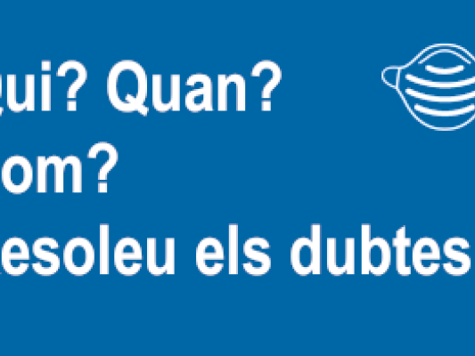 Preguntes freqüents sobre l’ús de mascareta