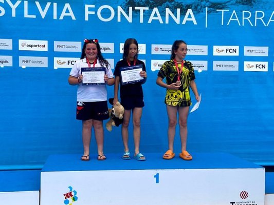 Mel Martí, subcampiona de Catalunya de natació en 200 metres lliures Mel Martí, subcampiona de Catalunya de natació en 200 metres lliures