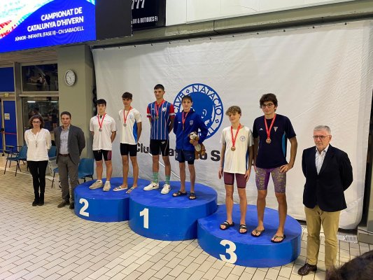 Pau Montaña obté tres medalles als Campionats de Catalunya de natació Pau Montaña obté tres medalles als Campionats de Catalunya de natació