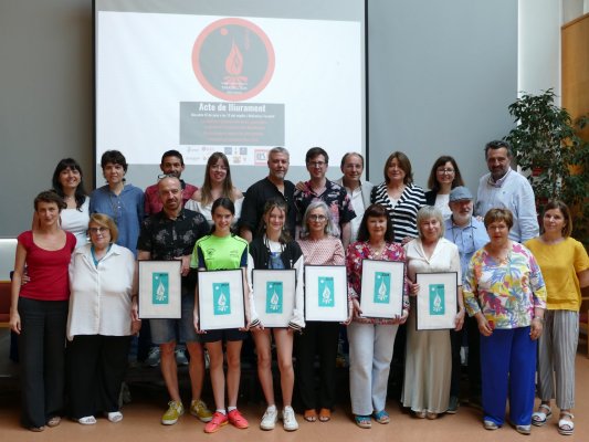 FOTOS i VÍDEO. Àlver Llobet i Maria Carme Ral guanyen el 22è Premi Literari Solstici FOTOS i VÍDEO. Àlver Llobet i Maria Carme Ral guanyen el 22è Premi Literari Solstici