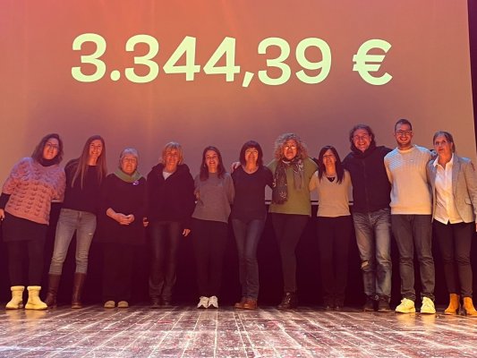 Taradell recapta més de 3.440 euros per a La Marató de TV3 Taradell recapta més de 3.440 euros per a La Marató de TV3