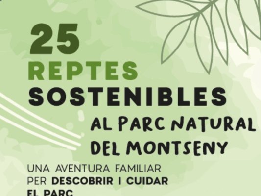 La Biblioteca de Taradell col·labora amb els 25 reptes sostenibles al Parc Natural del Montseny La Biblioteca de Taradell col·labora amb els 25 reptes sostenibles al Parc Natural del Montseny