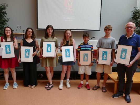 Aureli Trujillo i Pau Oliver guanyen la 24a edició del Premi Literari Solstici Aureli Trujillo i Pau Oliver guanyen la 24a edició del Premi Literari Solstici