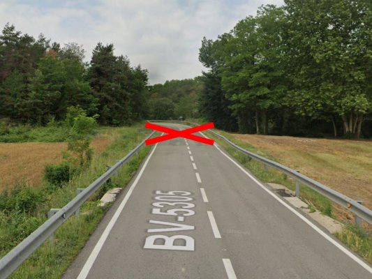 Tallada la carretera de Taradell a Sant Miquel de Balenyà durant els propers mesos