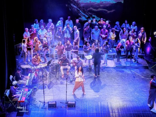 Tastet de Gospel omple el Teatre Centre de Manlleu