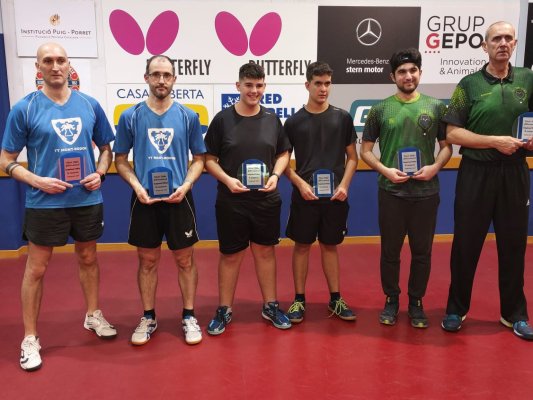 Bons resultats del TT Mont-rodon al Campionat de Dobles del TTI