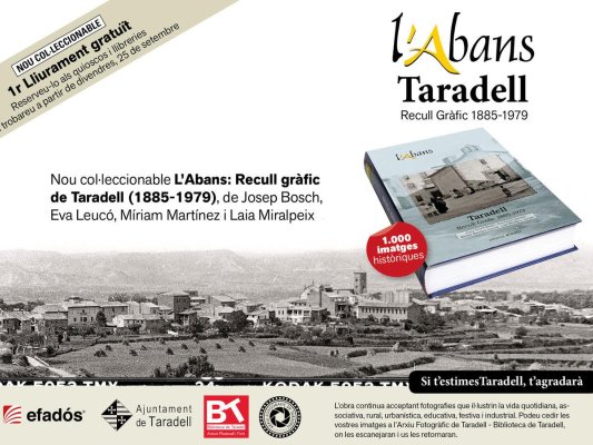 Surt a la venda <strong><i>L'Abans. Recull gràfic (1885-1979)</i></strong>, sobre la història de Taradell