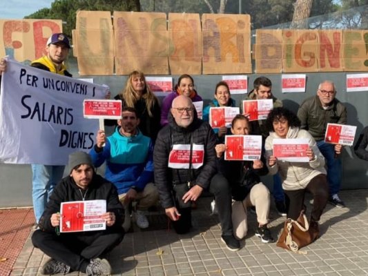 L'EAS Taradell tanca un dia per la vaga dels treballadors