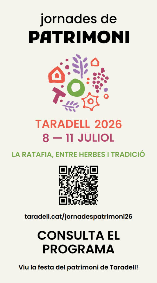Jornades de Patrimoni 2026 — Banner Jornades de Patrimoni 2026 — Banner