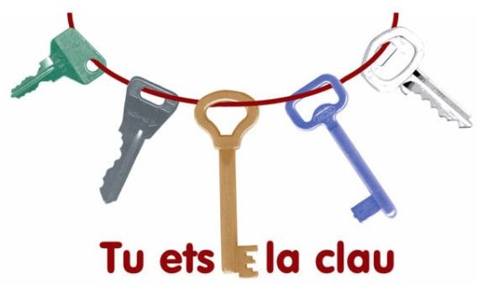 Tu ets la clau. Recollida selectiva.