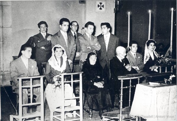 Exposició fotogràfica sobre el primer homenatge a la Vellesa a Taradell