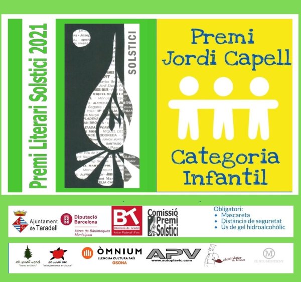 Dissabte es farà el lliurament de la 19a edició del Premi Literari Solstici Dissabte es farà el lliurament de la 19a edició del Premi Literari Solstici