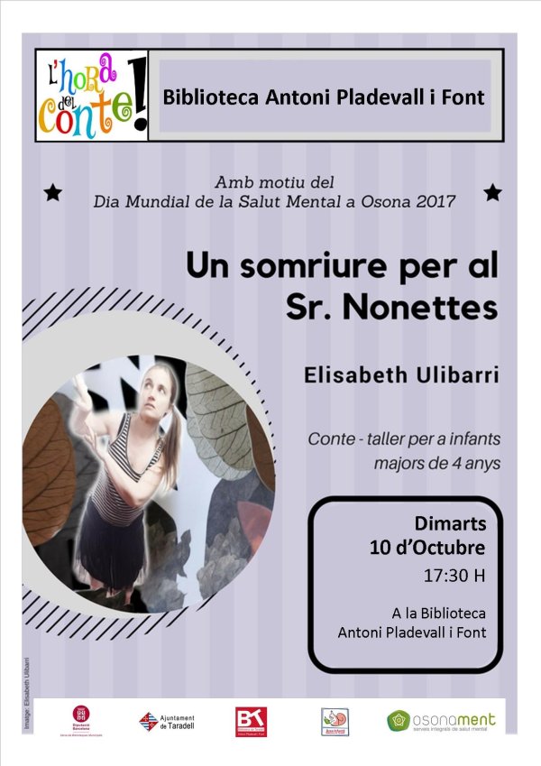 Elisabeth Ulibarri a l'Hora del Conte dedicada a la Salut Mental