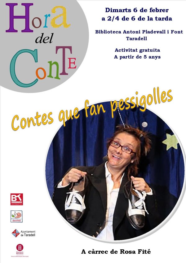 'Contes que fan pessigolles' amb Rosa Fité a l'Hora del Conte