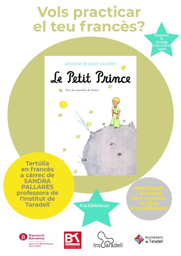 La Biblioteca de Taradell us proposa un Club de Lectura en francès