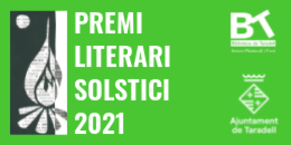 Convocada la 19a edició del Premi Literari Solstici Convocada la 19a edició del Premi Literari Solstici