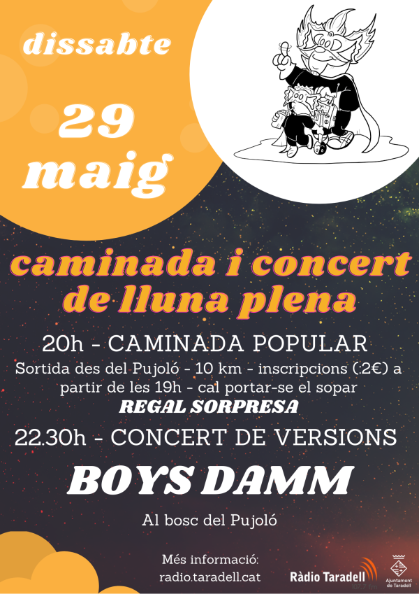 Caminada i concert de lluna plena