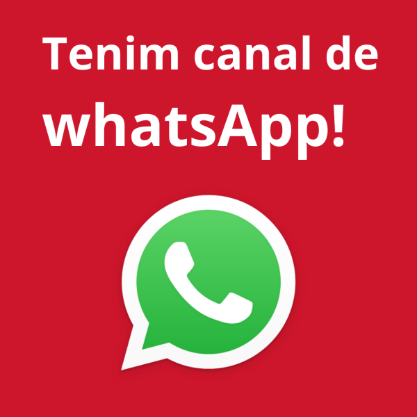 Tenim canal de whatsApp! Tenim canal de whatsApp!