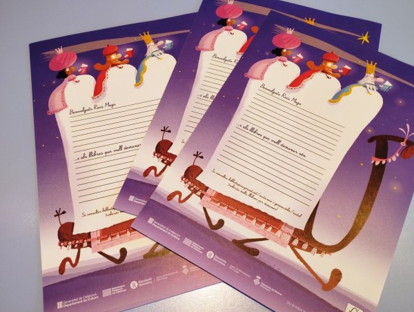 Vine a buscar la carta per als Reis Mags Vine a buscar la carta per als Reis Mags