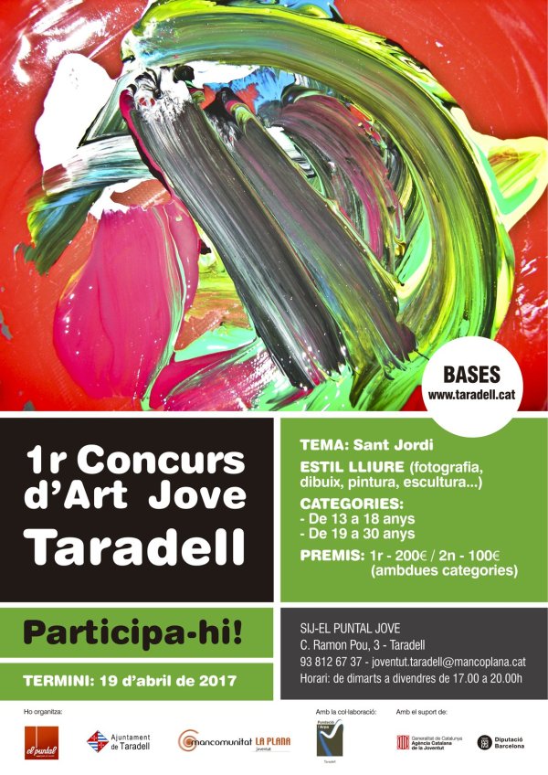 Cartell 1r Concurs d\'Art Jove