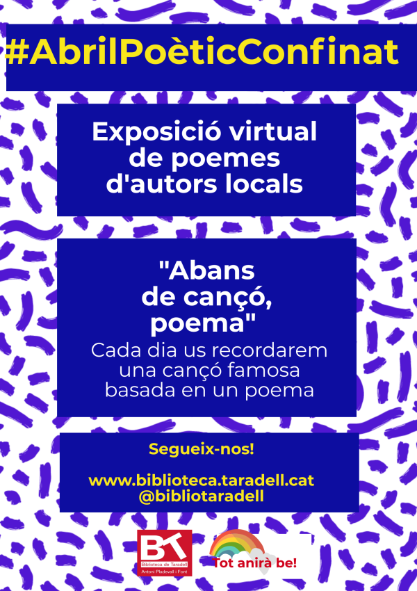 L'Abril Poètic 2020, des de casa L'Abril Poètic 2020, des de casa