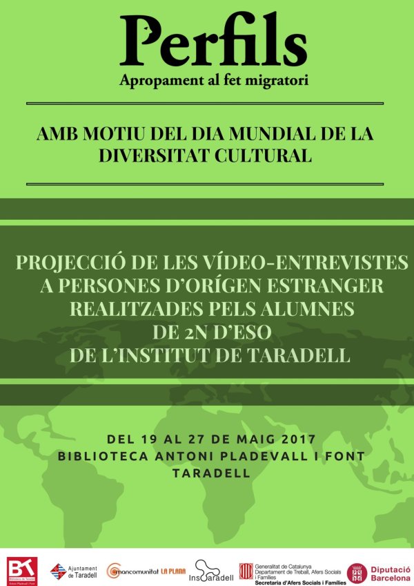 Les entrevistes del projecte d’apropament al fet migratori 'Perfils' a la Biblioteca de Taradell