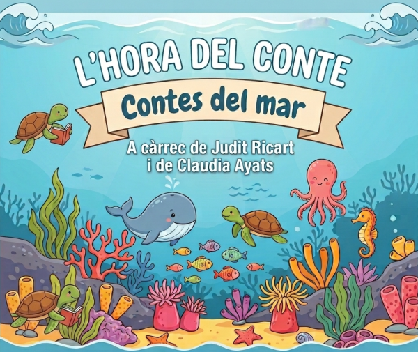 'Contes del mar' amb Judit Ricart i Claudia Ayats 'Contes del mar' amb Judit Ricart i Claudia Ayats