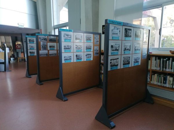 'Els primers anys de futbol a Taradell' en una exposició la Biblioteca 'Els primers anys de futbol a Taradell' en una exposició la Biblioteca