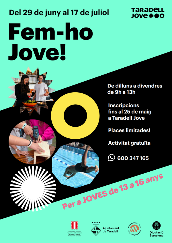 Fem-ho Jove: inscripcions obertes!