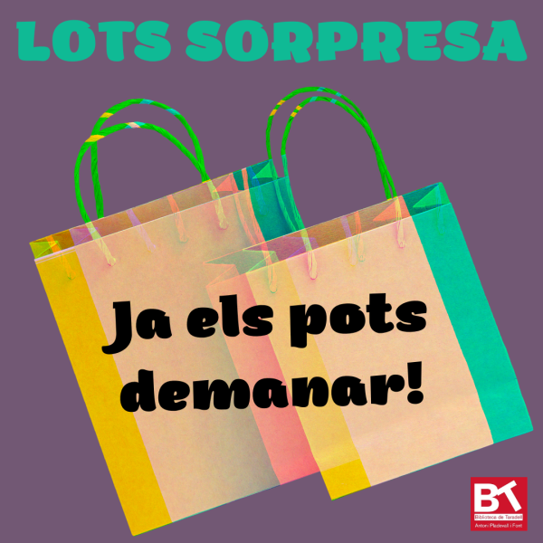 Demana Lots de llibres sopresa! Demana Lots de llibres sopresa!