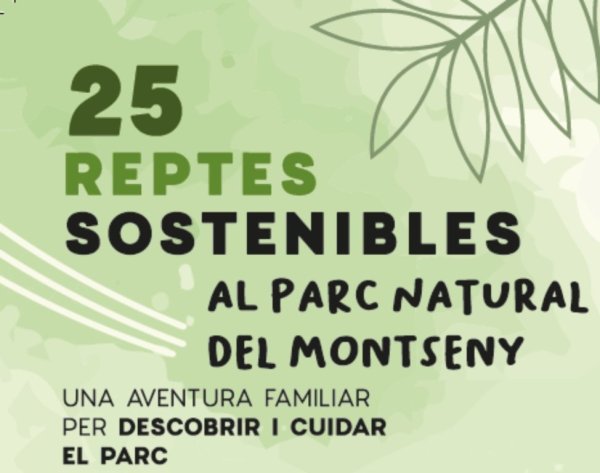 La Biblioteca de Taradell col·labora amb els 25 reptes sostenibles al Parc Natural del Montseny
