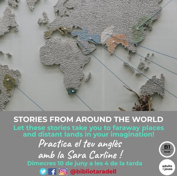 'Stories from around the world' amb Sara Carline 'Stories from around the world' amb Sara Carline