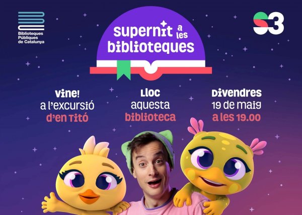 La Supernit arriba a la Biblioteca de Taradell