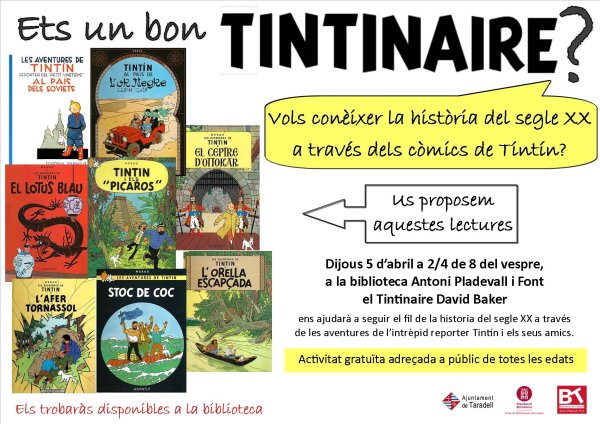 Vols conèixer la història del segle XX a través dels còmics d'en Tintín?