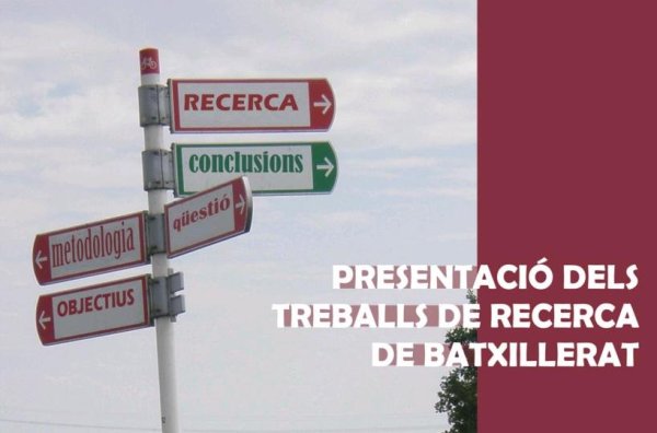 Presentació dels millors treballs de recerca de l'INS Taradell Presentació dels millors treballs de recerca de l'INS Taradell