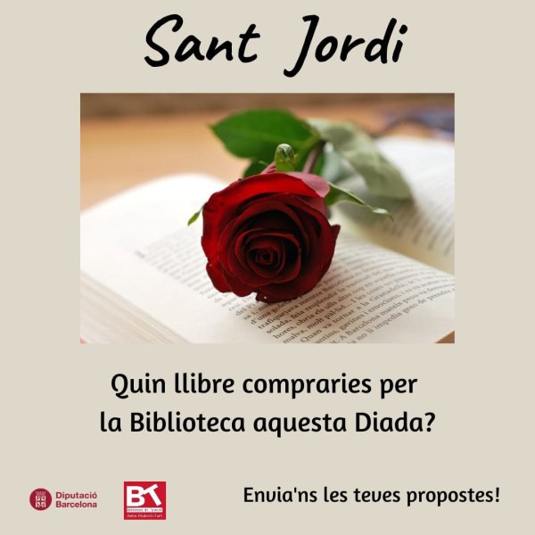 Quin llibre compraries per Sant Jordi? Quin llibre compraries per Sant Jordi?