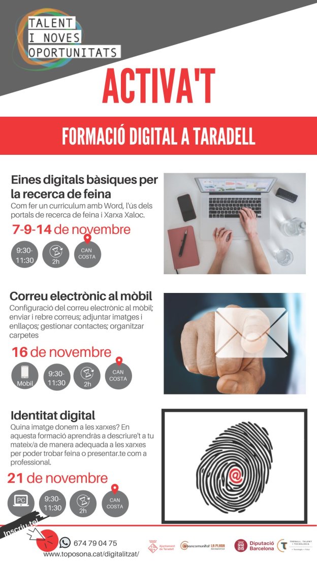 Cartell Foramció digital a Taradell 2022