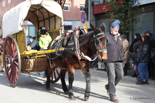 Carro de vela al Passant dels Tres Tombs de Taradell © Taradell.com