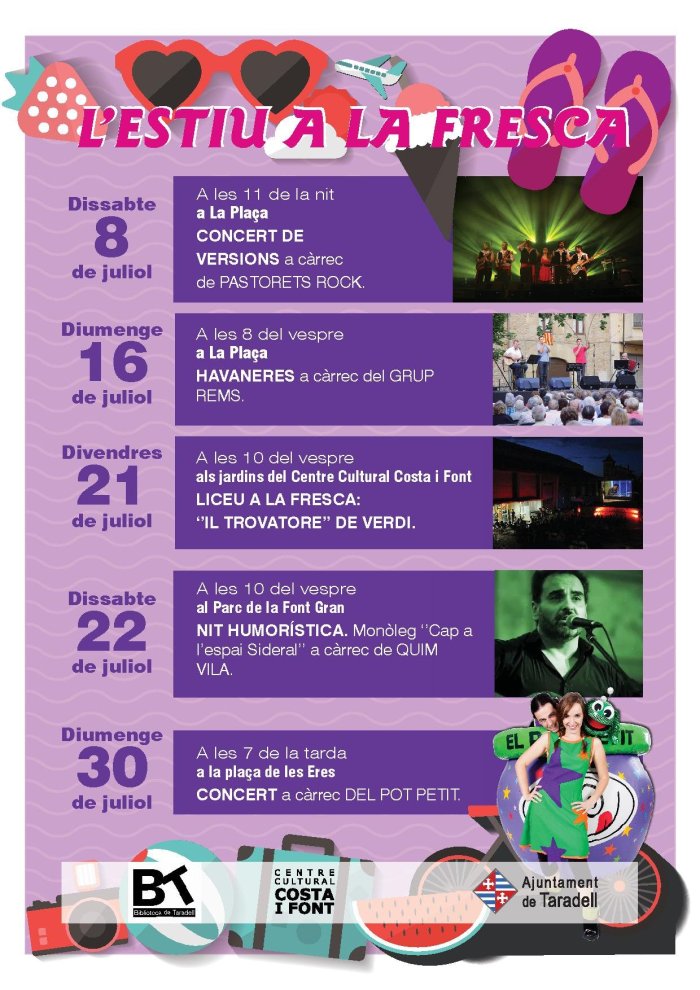 Cartell Estiu fresca